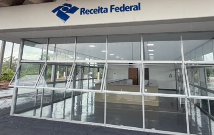 Posto de fronteira de Bela Vista, que será reativado para operações de comércio exterior na divisa com o Paraguai. - Foto: Divulgação/Receita Federal
