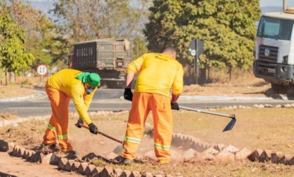 Mão de obra prisional será usada na limpeza urbana de Nova Andradina. - Foto: Divulgação. 