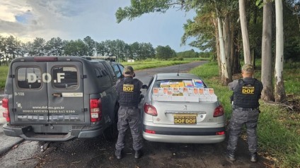 Medicamentos para emagrecimento apreendidos durante fiscalização em rodovias de Mato Grosso do Sul, geralmente ocultos em cargas de contrabando - Foto: Divulgação/Sejusp