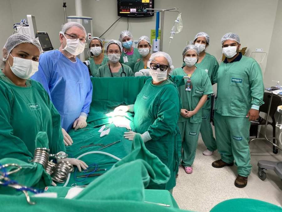 Procedimento foi resultado de um longo e criterioso período de preparação para garantir total segurança aos pacientes. Foto: Divulgação. Procedimento foi resultado de um longo e criterioso período de preparação para garantir total segurança aos pacientes. Foto: Divulgação.