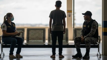 Terminal Guaicurus, em Campo Grande, onde adolescente pediu socorro e foi atendido por equipes de apoio