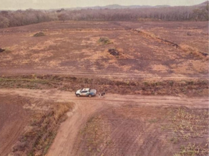 Queimadas e drenagem ilegal somam multas de R$ 236,5 mil aplicadas pelo Imasul. (Foto: Laudo de Vistoria MPMS)