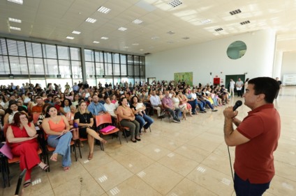 A solenidade marcou a posse de 233 novos servidores públicos. (Fotos: A. Frota)