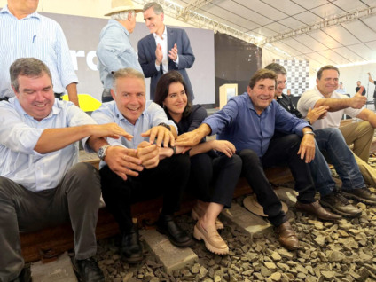 Lançada a pedra fundamental do ramal ferroviário do Projeto Sucuriú