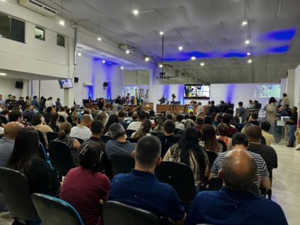 A Câmara Municipal de Dourados retornou às atividades regulares nesta terça-feira (3) com a realização da primeira Sessão Ordinária do ano legislativo de 2026. (Foto: Kátia Kuratone)
