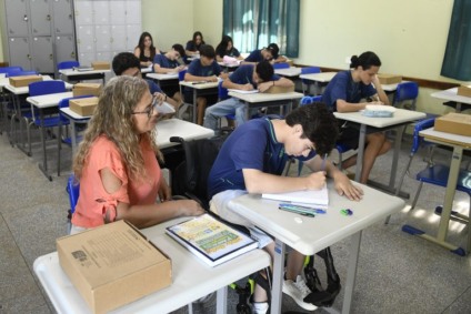 Alunos retornam às salas de aula nesta segunda-feira (9) e marcam o início do ano letivo de 2026 - Foto: Divulgação/Governo de MS