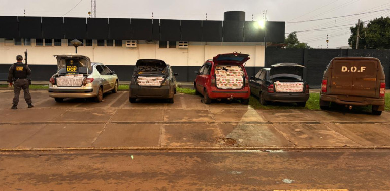 Quatro homens são presos em Sidrolândia com carga avaliada em R$ 321 mil - Foto: Divulgação/DOF
