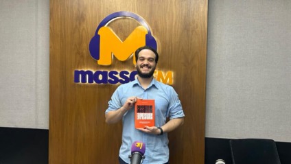 Arthur Maximiliano durante entrevista ao Podcast RCN67, onde falou sobre liderança, cultura organizacional e os silêncios dentro das empresas - Foto: Gabriela Porto/Portal RCN67