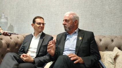 César Bochi e Celso Figueira durante coletiva de imprensa - Foto: Fernando de Carvalho/Portal RCN67