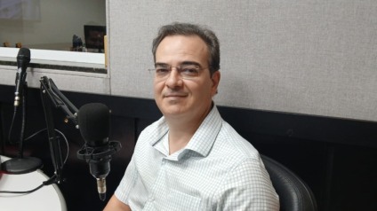 Dr. Leandro Manieri, cardiologista, em entrevista ao RCN Notícias (Foto: Alexandra Escobar/Cultura FM)