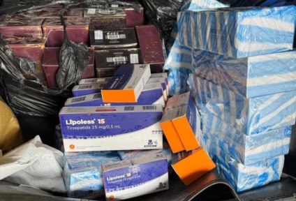 A apreensão ocorreu nesta terça-feira (3), durante uma fiscalização em Dourados, quando policiais federais abordaram um veículo procedente de Ponta Porã. (Divulgação/Receita Federal)