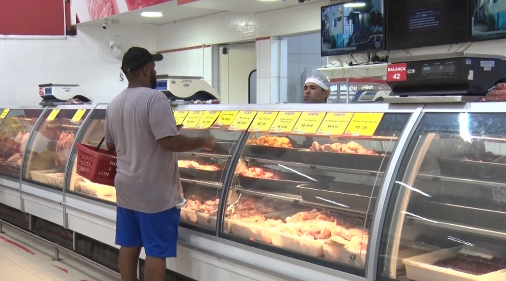 Alta da carne já começou a ser sentida pelos consumidores. Foto: Reprodução/TVC. Alta da carne já começou a ser sentida pelos consumidores. Foto: Reprodução/TVC.