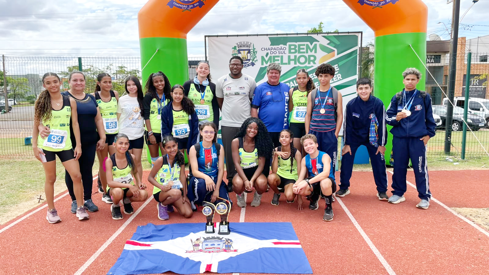 Atletismo de Três Lagoas brilha e conquista o título estadual Sub-16 em Chapadão do Sul