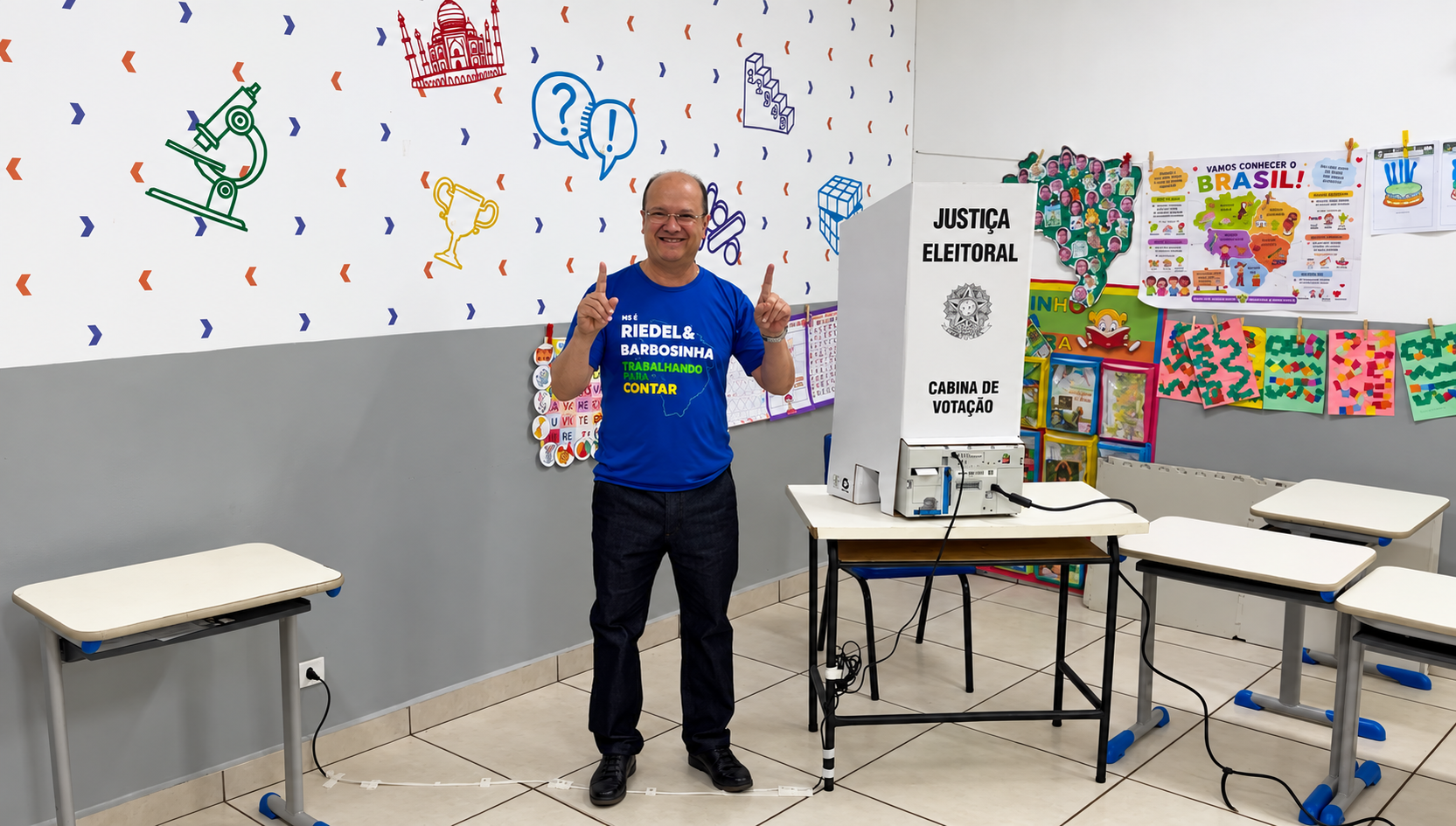 Barbosinha vota em Dourados e destaca campanha realizada em Mato Grosso do Sul