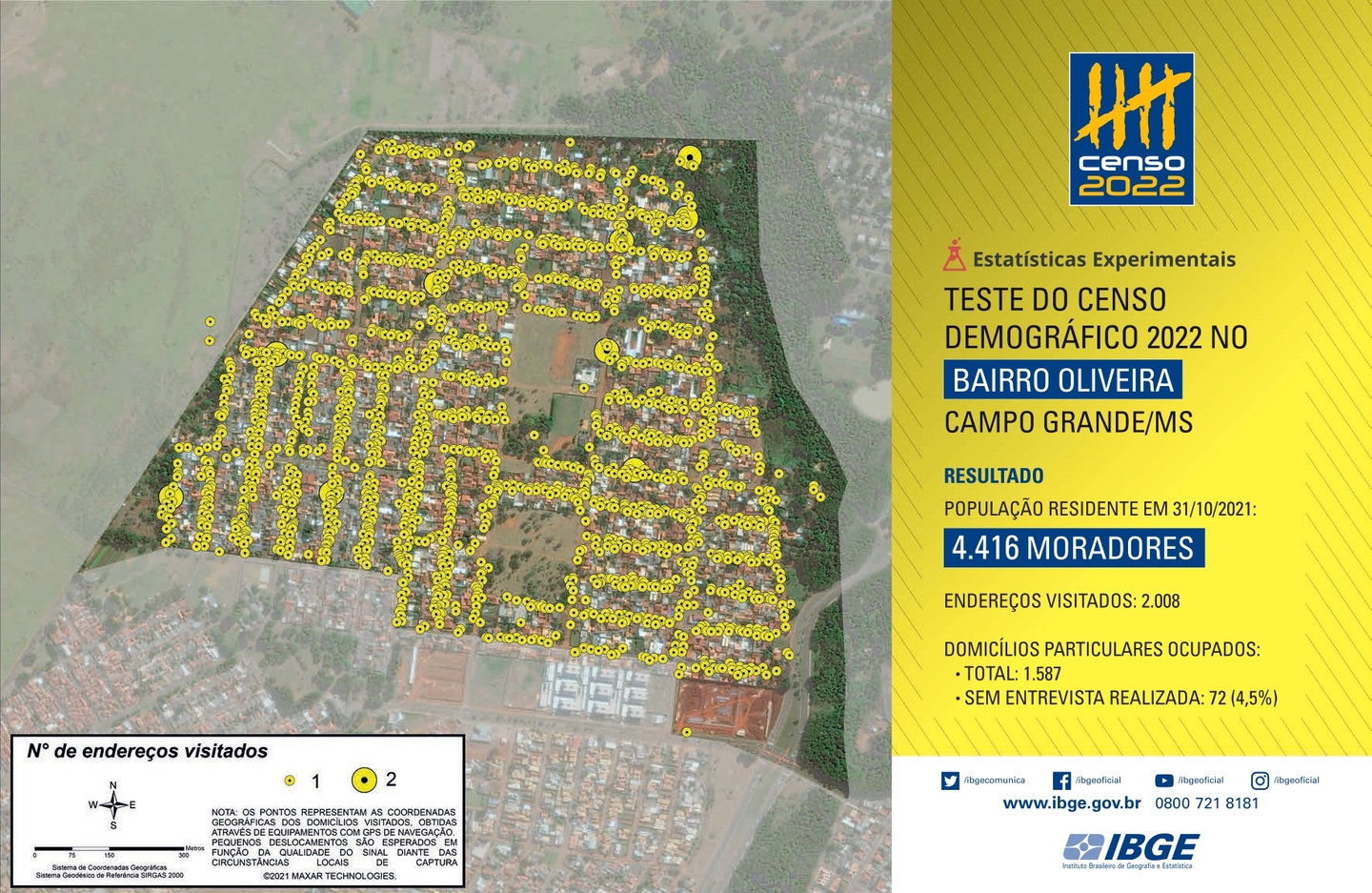 Mapa IBGE região Oliveira