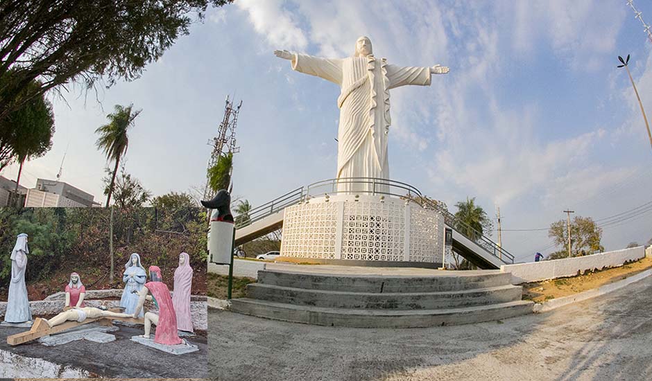 Cristo Rei em Corumbá e Via sacra